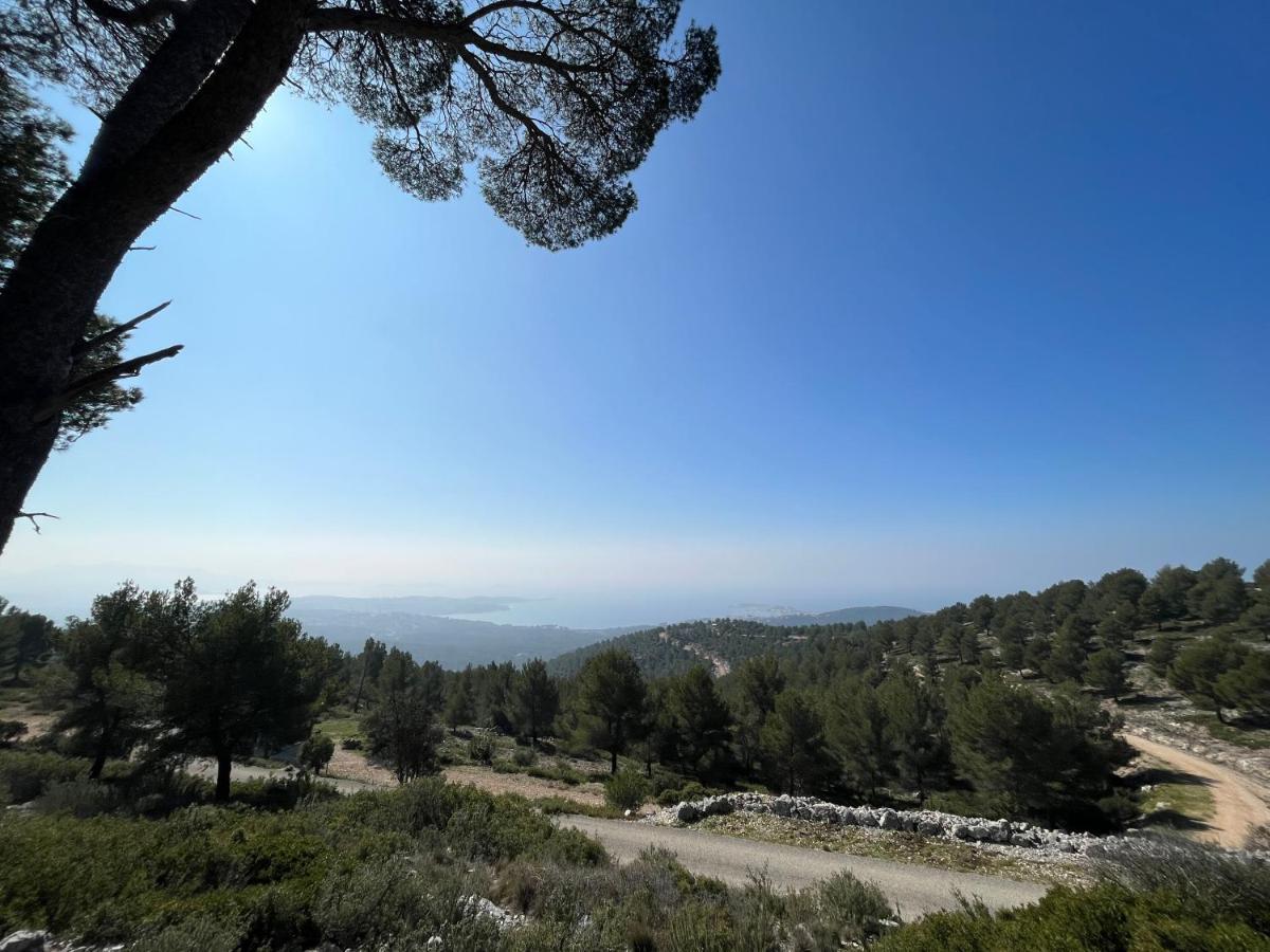 Petit Paradis A Sanary Avec Vue Mer Wifi Et Clim Экстерьер фото